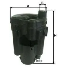 Filtre à carburant UNIFLUX FILTERS XB314