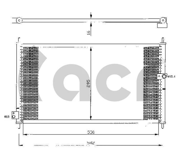 Condenseur, climatisation ACR 300205