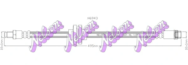 Flexible de frein KAWE H6943