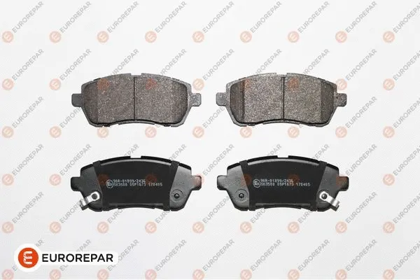Kit de plaquettes de frein, frein à disque EUROREPAR 1617268780