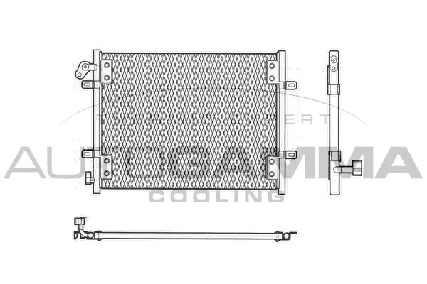 Condenseur, climatisation AUTOGAMMA 102841