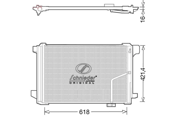 Condenseur, climatisation SCHNIEDER AUTOTECH BZS85.00045