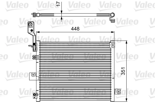 Condenseur, climatisation VALEO 814084