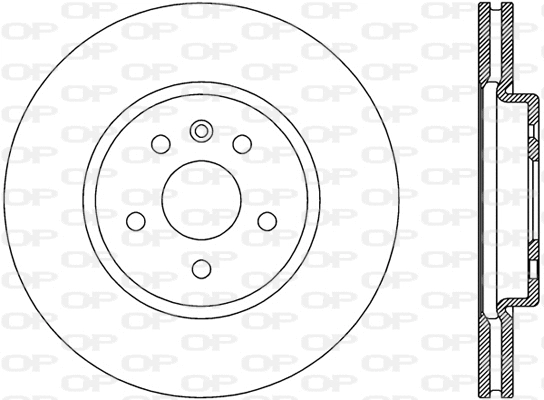 Disque de frein OPEN PARTS BDA2814.20