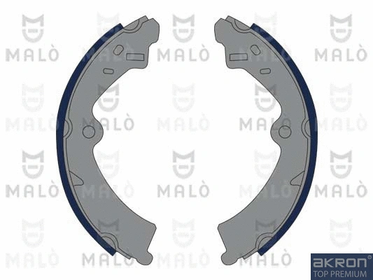 Jeu de mâchoires de frein AKRON-MALÒ 1390330