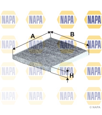 Filtre, air de l'habitacle NAPA NFC4326