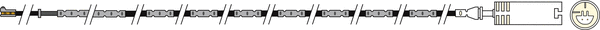 Contact d'avertissement, usure des plaquettes de frein JURATEK JCW336