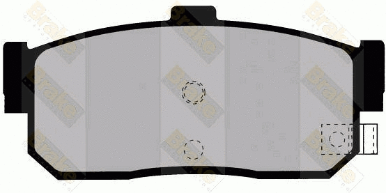 Kit de plaquettes de frein, frein à disque Brake ENGINEERING PA1375