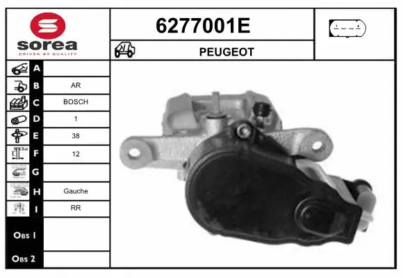 Étrier de frein STARTCAR 6277001E
