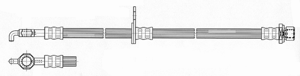 Flexible de frein CEF 512309