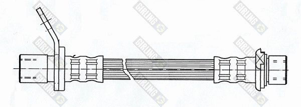 Flexible de frein GIRLING 9001391