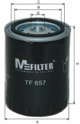 Filtre à huile MFILTER TF 657
