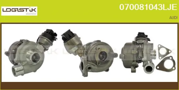 Turbocompresseur, suralimentation LGK 070081043LJE