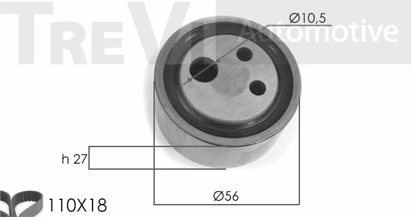 Kit de courroie crantée TREVI AUTOMOTIVE KD1053