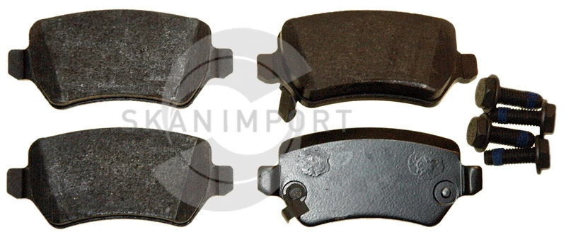 Kit de plaquettes de frein, frein à disque SKANIMPORT BHO 0602