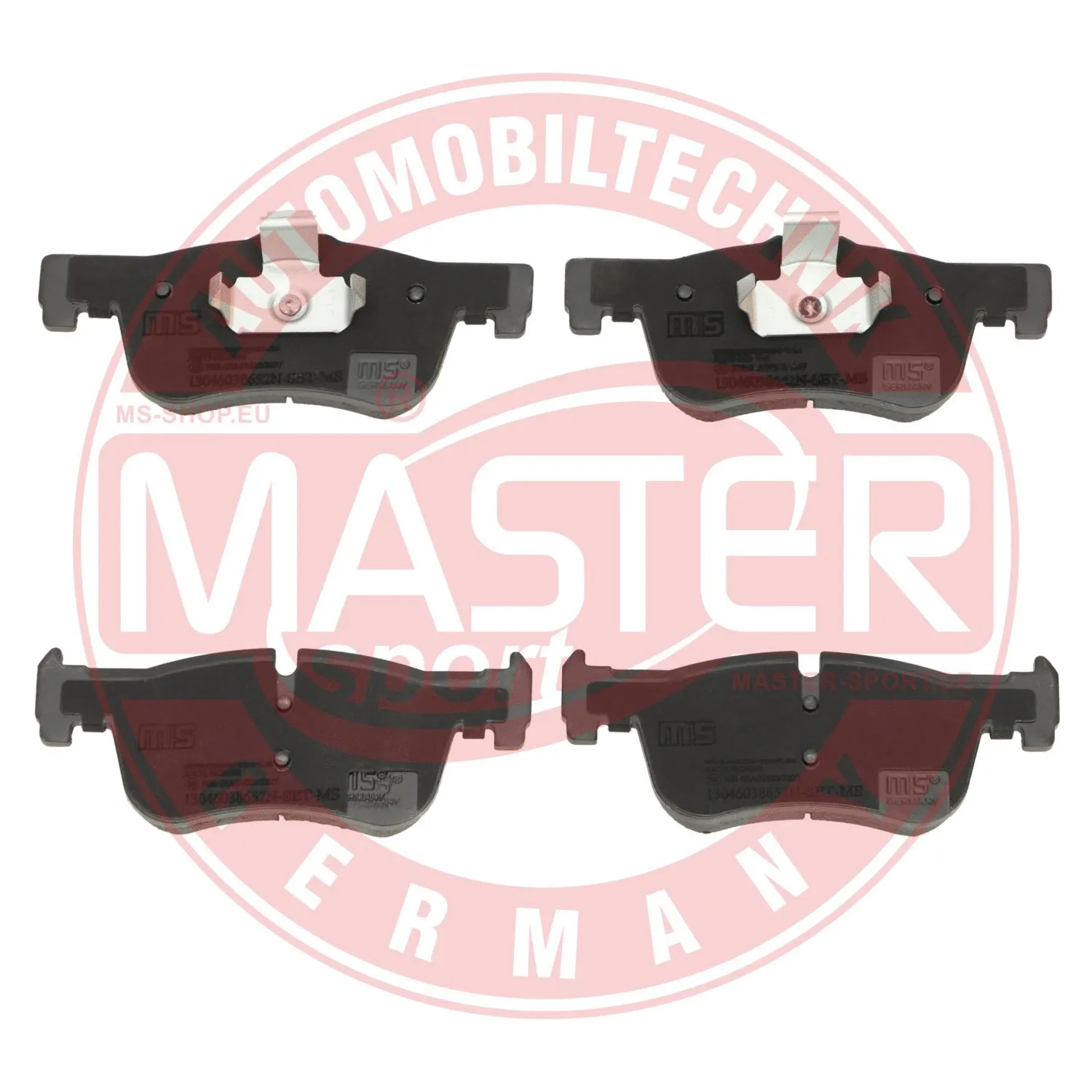 Kit de plaquettes de frein, frein à disque MASTER-SPORT GERMANY 13046038652N-SET-MS