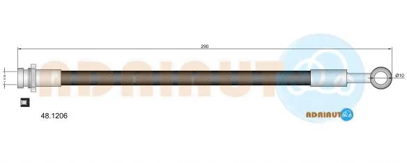 Flexible de frein ADRIAUTO 48.1206