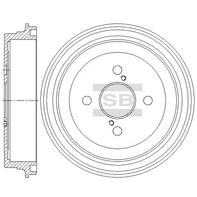 Tambour de frein Hi-Q SD4635