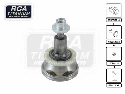 Jeu de joints, arbre de transmission RCA FRANCE AA85