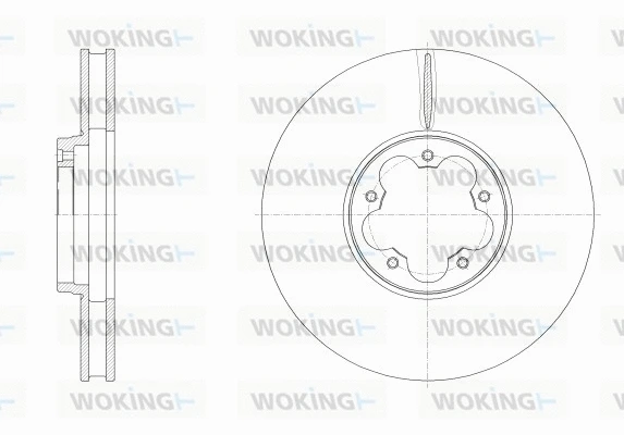 Disque de frein WOKING D62560.10