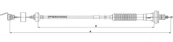 Tirette à câble, commande d'embrayage SONOVA CF00912