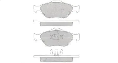 Kit de plaquettes de frein, frein à disque AISIN ASN-2225
