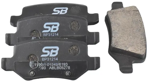 Kit de plaquettes de frein, frein à disque SB BP31214
