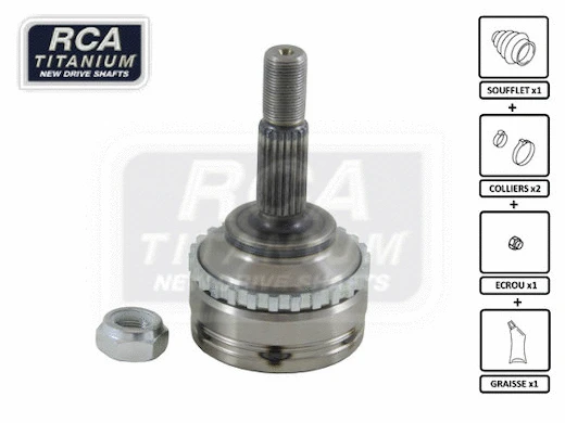 Jeu de joints, arbre de transmission RCA FRANCE RV14