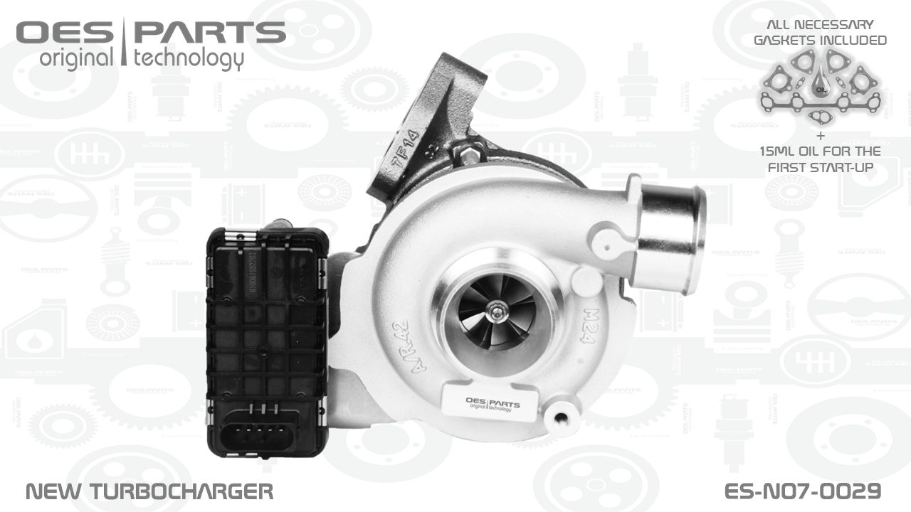 Turbocompresseur, suralimentation OES PARTS ES-N07-0029