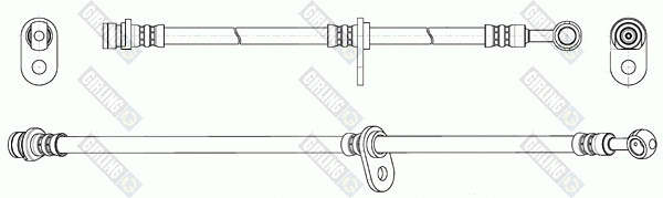 Flexible de frein GIRLING 9004254