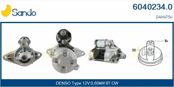 Démarreur SANDO 6040234.0