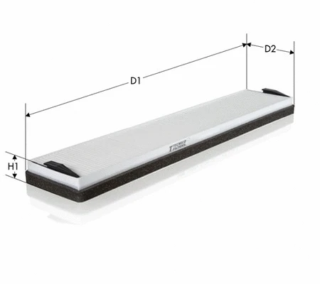 Filtre, air de l'habitacle TECNECO FILTERS CK5664