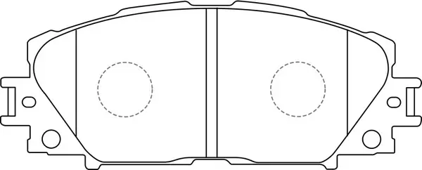Kit de plaquettes de frein, frein à disque FIT FP1184