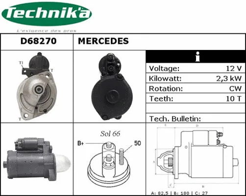 Démarreur Technika D68270