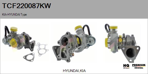 Turbocompresseur, suralimentation FLAMAR TCF220087KW