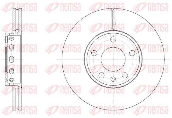 Disque de frein REMSA 6328.10