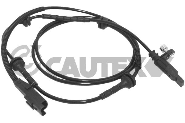 Capteur, vitesse de roue CAUTEX 755226