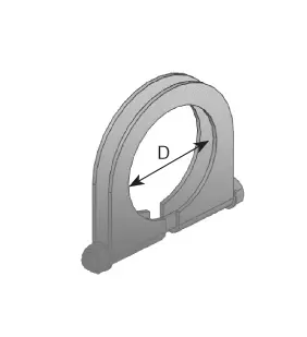 Pièce de serrage, échappement DINEX 28811
