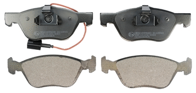 Kit de plaquettes de frein, frein à disque DENCKERMANN B110910