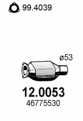 Catalyseur ASSO 12.0053