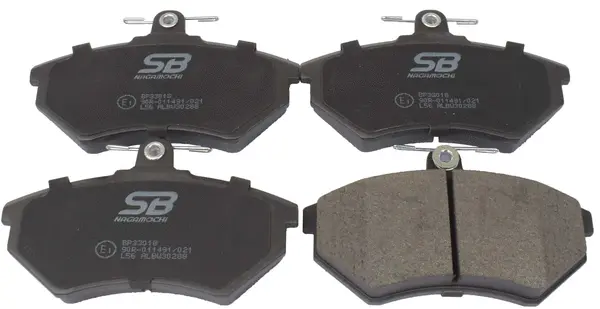 Kit de plaquettes de frein, frein à disque SB BP33018