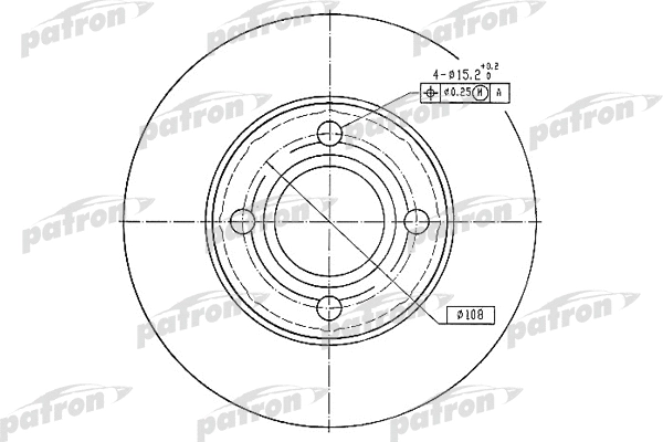 Disque de frein PATRON PBD2599