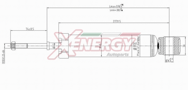 Amortisseur AP XENERGY X314344