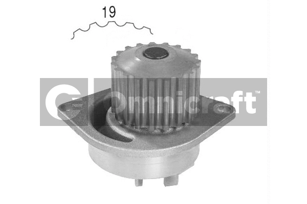 Pompe à eau, refroidissement du moteur Omnicraft 2316948