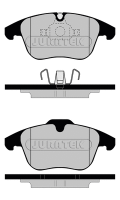 Kit de plaquettes de frein, frein à disque JURATEK JCP8124
