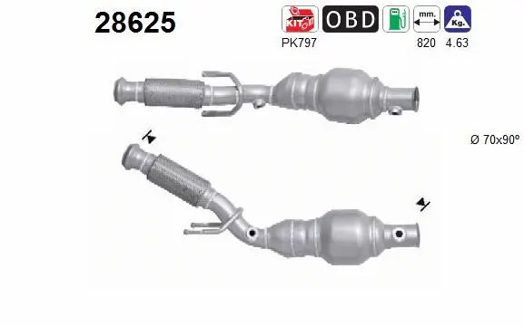 Catalyseur AS 28625