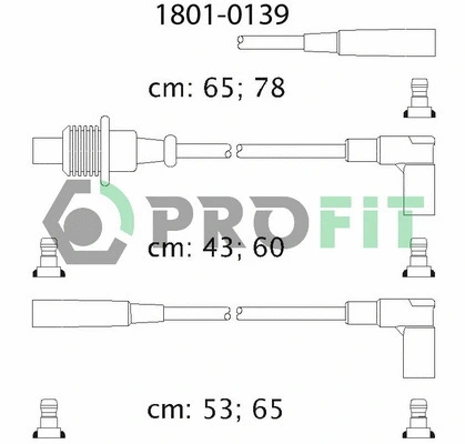 Kit de câbles d'allumage PROFIT 1801-0139