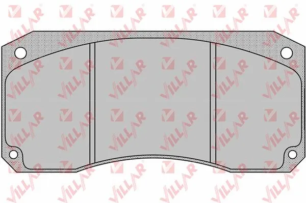 Kit de plaquettes de frein, frein à disque VILLAR 626.1153