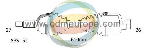 Arbre de transmission 4X4 ESTANFI EST-18-082651