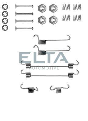 Kit d'accessoires, mâchoire de frein ELTA AUTOMOTIVE EA8072